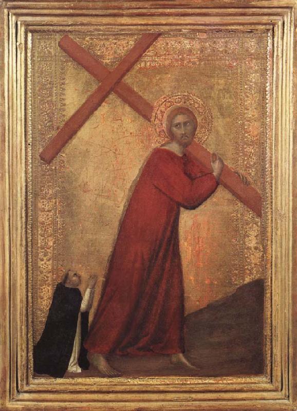 Barna da Siena Christ Bearing the Cross oil painting picture